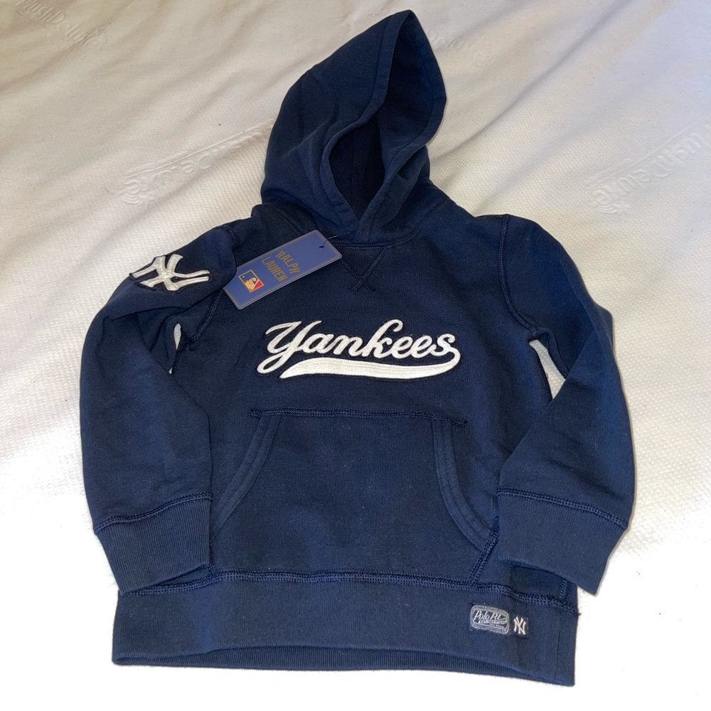 Limited Ed Navy Polo Ralph Lauren NY Yankees hoody